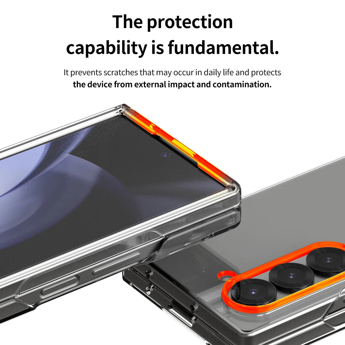 Araree Samsung Z Fold 6 Nukin Case - Clear - Tashqila Araree Samsung Z Fold 6 Nukin Case - Clear - Tashqila